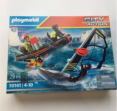 Buy Playmobil City Action 70141 Sea Rescue Brand New! • 13.99£