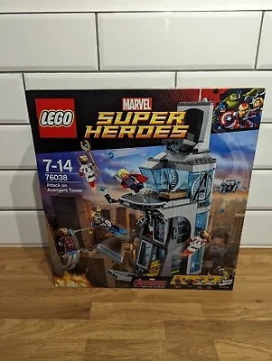Buy Lego Marvel : Attack On Avengers Tower (76038) BRAND NEW SEALED RETIRED SET • 109.95£