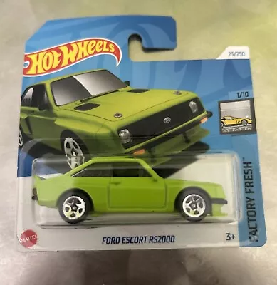 Buy Hot Wheels Ford Escort RS2000 Green 2024 (Brand New - Boxed) • 20£