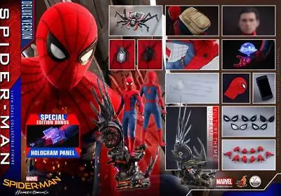 Buy Hot Toys Qs015B Spider-Man Deluxe Edition With Bonus 1/4 • 599.96£