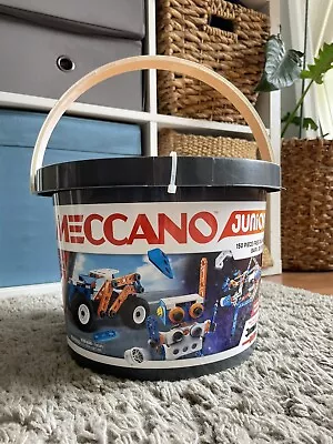 Buy MECCANO 6055102 Junior, 150-Piece Bucket STEAM Model Building Kit For Open-Ende • 25£