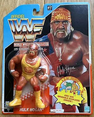 Buy WWF Hasbro Hulk Hogan MOC Wrestling Figure 1993 Series 3 • 139.95£
