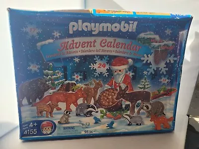 Buy Playmobil 4155 Christmas In The Forest NEW/COMPLETE Sealed Bags Advent Calendar • 45£