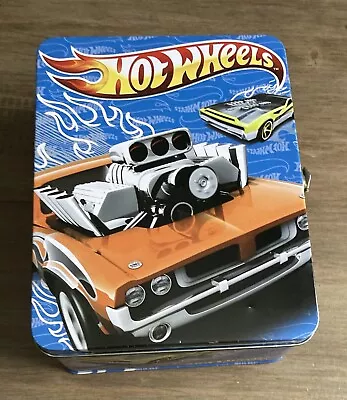 Buy Hot Wheels Die Cast Metal Vehicle Storage Box / Tin Carry Case For 18 Cars • 6.99£