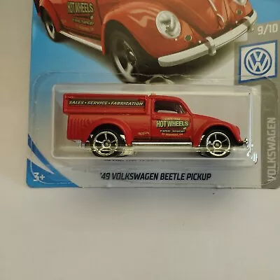 Buy Hot Wheels 49 Volkswagen Beetle Pickup Red Volkswagen New On Long Card Diecast  • 11.99£