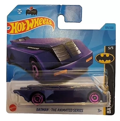 Buy Hot Wheels Batman The Animated Series Purple 1:64 Diecast Toy Movie Car   • 8£