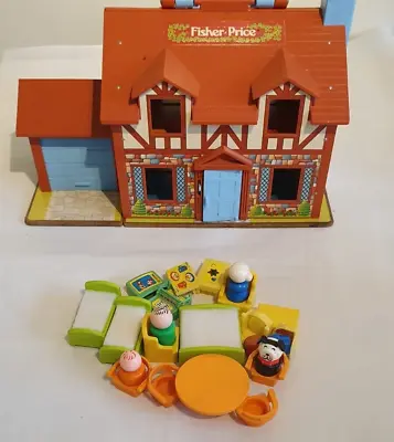 Buy Vintage Fisher Price Tudor House And Accessories • 4.99£