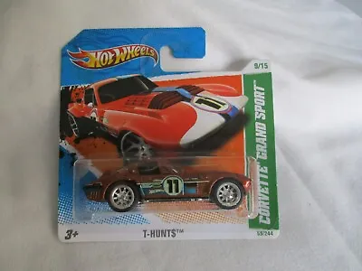Buy Hot Wheels 2011 Super Treasure T-Hunt $ Corvette Grand Sport Sealed N Short Card • 19.99£