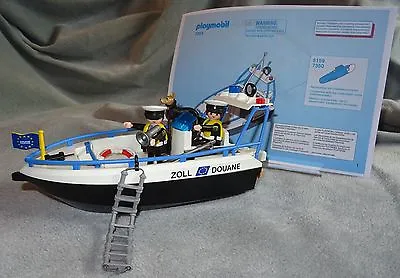 Buy Playmobil 5263 City Action Airport Patrol Boat+ACCESSORIES VGC • 24.99£