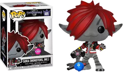 Buy Kingdom Hearts 3 Sora Monsters Inc Flocked Pop! Vinyl Figure DAMAGED OUTER BOX • 16.99£