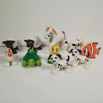 Buy 11 X Lego Duplo Farm And Zoo Animals Bundle Sheep Cow Polar Bear Dogs Chicken • 17.99£