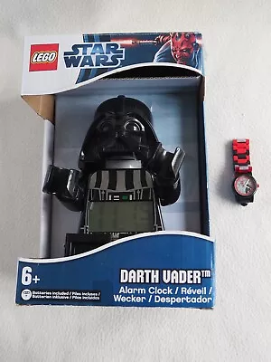 Buy Lego Star Wars Darth Vader Digital Alarm Clock Boxed & Darth Vader Lego Watch • 12.99£