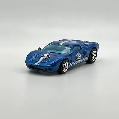 Buy Hot Wheels Ford GT-40 First Edition Metalflake Blue 1999 1:64 Diecast Car • 5£