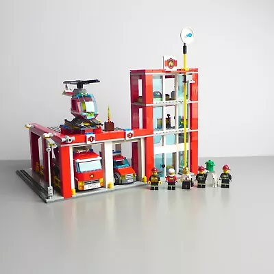 Buy Lego City 60004 Fire Station **complete** No Instructions And 1 Replacement • 35£