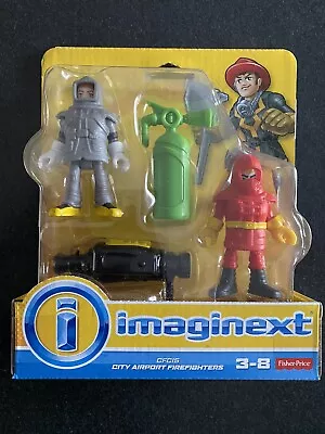 Buy Fisher-Price Imaginext CITY AIRPORT FIREFIGHTERS Playset • 9.50£