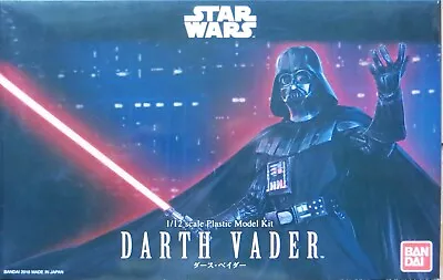 Buy Bandai Darth Vader Star Wars 1/12 Scale Plastic Model Kit Figure Sith Lord • 30£
