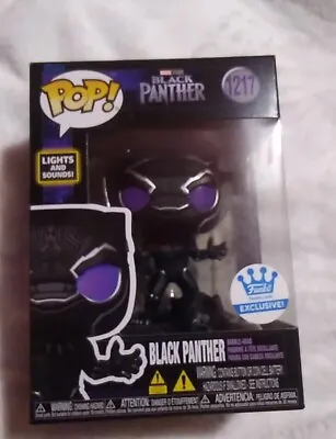 Buy Exclusive Funko Pop! Marvel - Black Panther (Lights And Sounds) #1217 • 10.99£