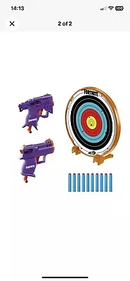 Buy Nerf Fortnite Targeting Set With 8 Foam Suction Darts Target Board Two Guns Used • 9.99£