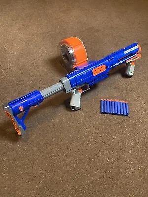 Buy Nerf Raider CS-35 With Magazine, Stock, And 10 Used Darts / Bullets • 24.99£
