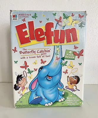 Buy Elefun Butterfly Catching Motorized Game, 2002 Milton Bradley Hasbro • 33.75£