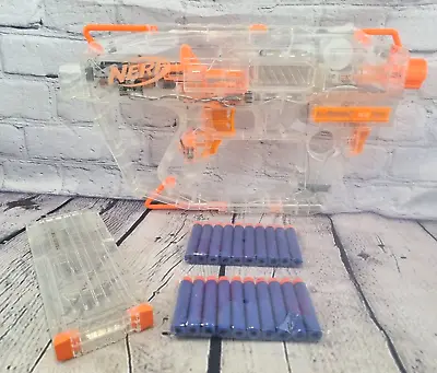 Buy Nerf Evader Light Up Blaster With Magazine & 20 Foam Darts - Tested & Working • 9.99£