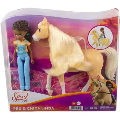Buy Dreamworks Spirit Untamed Pru Doll & Chica Linda Mattel New Childrens Play Toy • 17.99£