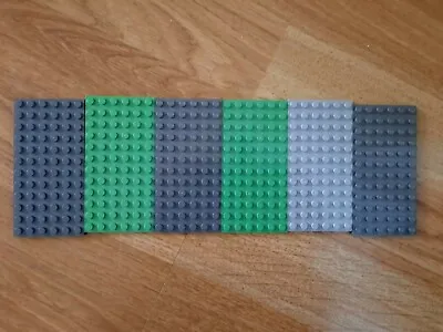Buy Lego Base Plates X6 (Various Colours) • 7.49£