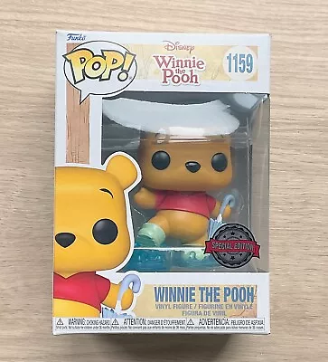 Buy Funko Pop Disney Winnie The Pooh Rainy Day #1159 + Free Protector • 34.99£