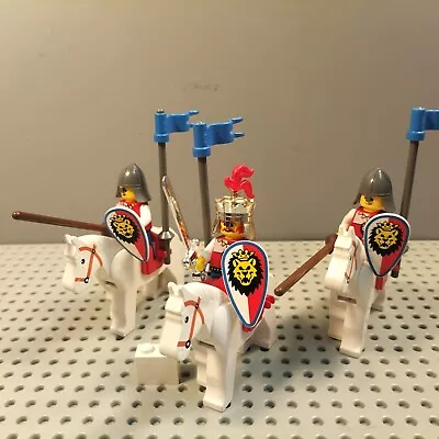 Buy Lego Vintage Castle Minifigures King Set 6008  With Pair Of Guards In Vgc • 30£