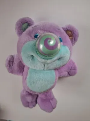 Buy 1987 Nosy Bear Hasbro Playskool Dizzy Purple Soft Plush Toy 11” • 17.99£