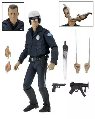 Buy Figurine Of Terminator Police Officer T-1000 Motard Film 2 T1000 • 47.02£