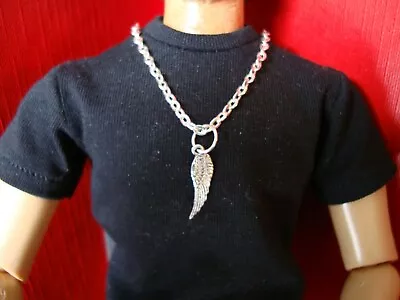 Buy 1/6 Scale Barbie Ken Doll Silver Tone Angel Wing Chain For All 12  Action Figure • 3.99£