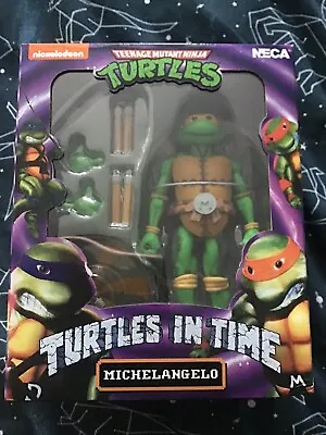 Buy Neca Teenage Mutant Ninja Turtles Turtles In Time Michelangelo • 40£