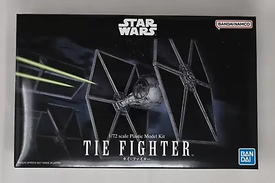 Buy Bandai Star Wars 1:72 Tie Fighter 2017 Plastic Model Kit • 51.36£