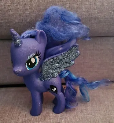 Buy My Little Pony G4 Princess Luna Nightmare Moon 6” Figure Glitter Genuine Hasbro • 13.99£