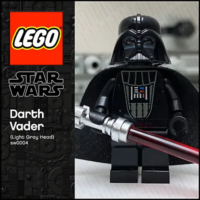 Buy GENUINE LEGO Star Wars Minifigures Darth Vader (light Gray Head) SW0004 • 14.99£