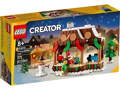 Buy Lego 40602 Winter Market Stall | Creator | New & Sealed  • 15£