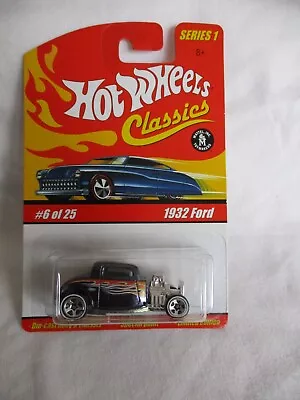 Buy Hot Wheels 2005 Classics Series 1, 1932 Ford Dark Violet Chrome Sealed In Card • 4.99£