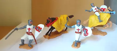 Buy Timpo Swoppet Painted Plastic Crusaders Made In England • 4.99£