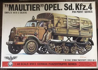Buy Bandai Maultier Opel Sd4 Half Track Military Armour Model Kit • 28£