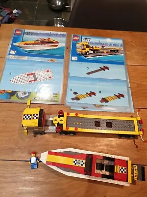 Buy LEGO CITY: Power Boat Transporter 4643 Really Big Set Rare • 11£