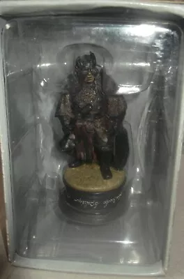 Buy Lord Of The Rings Chess Black Pawn Orc Drummer Eaglemoss Figure Aff 5702 • 8.99£