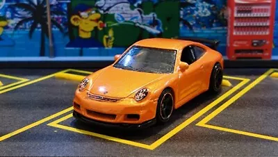 Buy 1/64 Matchbox Porsche 911 GT3 2007 Orange Loose (Hot Wheels Scale) • 3.99£