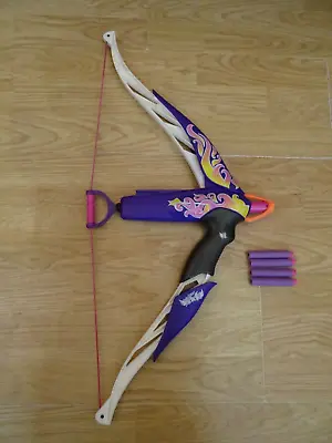 Buy NERF Purple & White REBELLE Missile Firing Toy Bow 24.5 Ins High • 3.49£