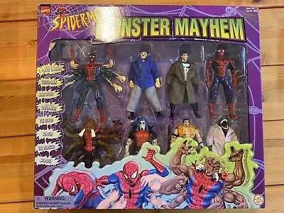 Buy Marvel Spider-Man Monster Mayhem 8 Figure Toy Biz Set 1998 • 80£