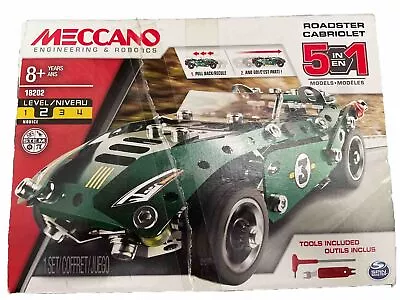 Buy MECCANO, 5 In 1 Roadster Pull Back Car Building Kit, For Ages 8 And Up • 2.99£
