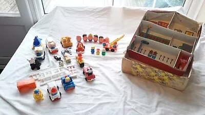 Buy Vintage 1970s Fisher Price Little People-Firemen & Others-Weebles • 9.99£