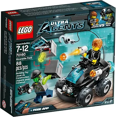 Buy LEGO ULTRA AGENTS / 70160 / Riverside Raid / RARE FROM 2014 / BNIB NEW SEALED✔ • 19.90£