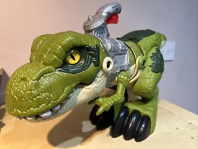 Buy Mattel Fisher-Price Imaginext Jurassic World Squeeze Biting T-Rex • 12.40£