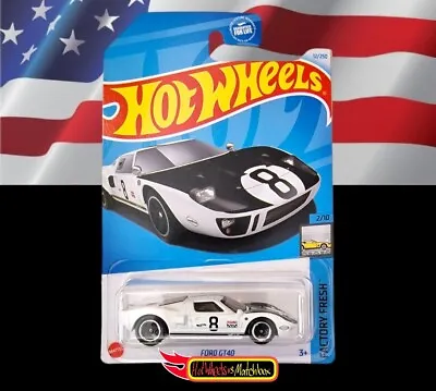 Buy Hot Wheels FORD GT40 FACTORY FRESH US CARD 2024 A CASE • 3.49£